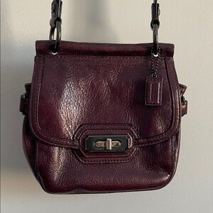 Coach Deep Burgundy Crossbody Bag
